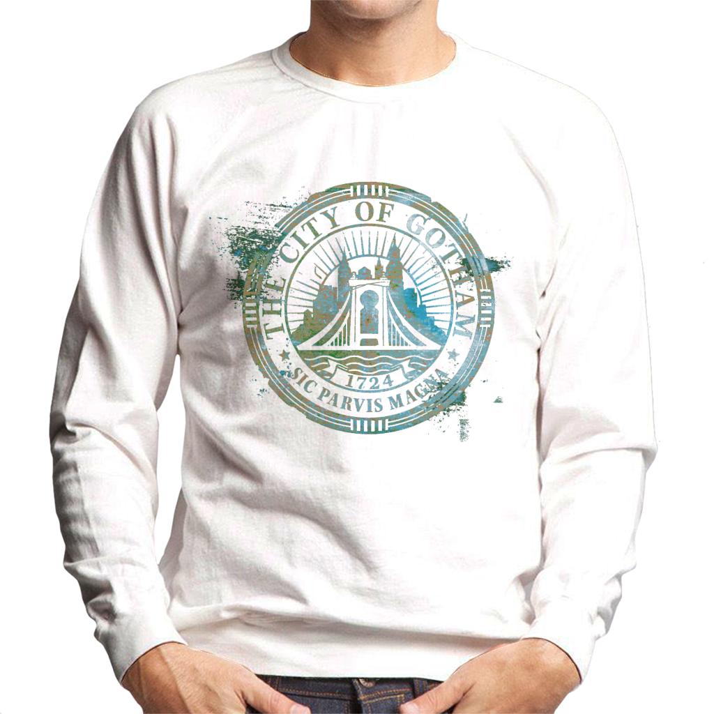 The Batman City Of Gotham Badge Men's Sweatshirt product image 4
