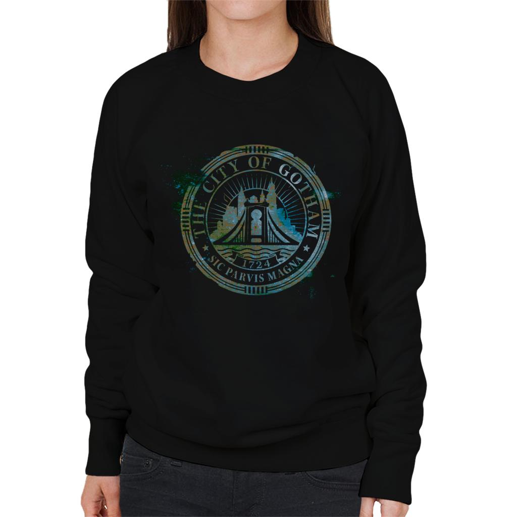 The Batman City Of Gotham Badge Women's Sweatshirt product image 1