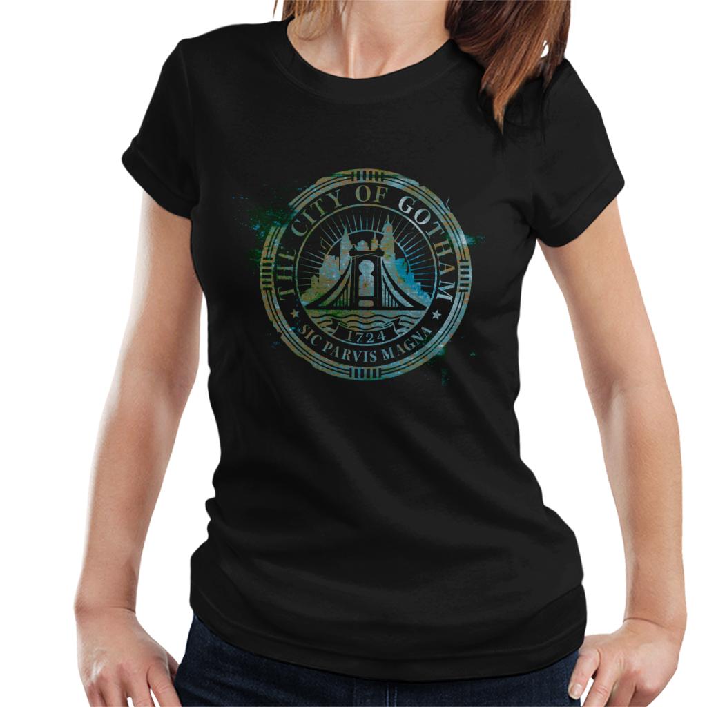 The Batman City Of Gotham Badge Women's T-Shirt product image 1