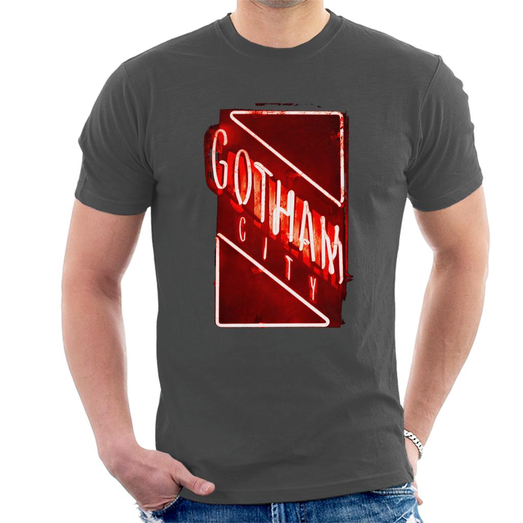 The Batman Gotham City Neon Light Men's T-Shirt product image 4