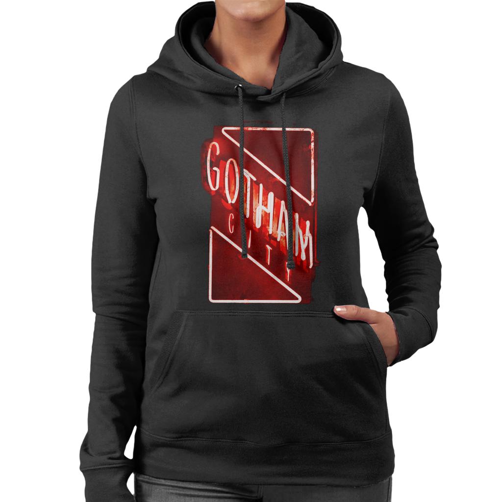 The Batman Gotham City Neon Light Women's Hooded Sweatshirt product image 1