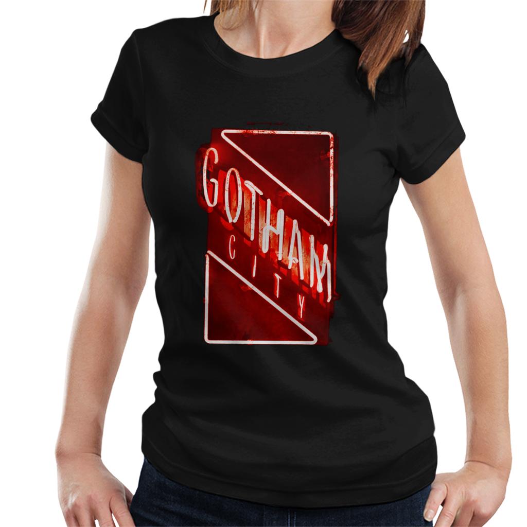The Batman Gotham City Neon Light Women's T-Shirt product image 1