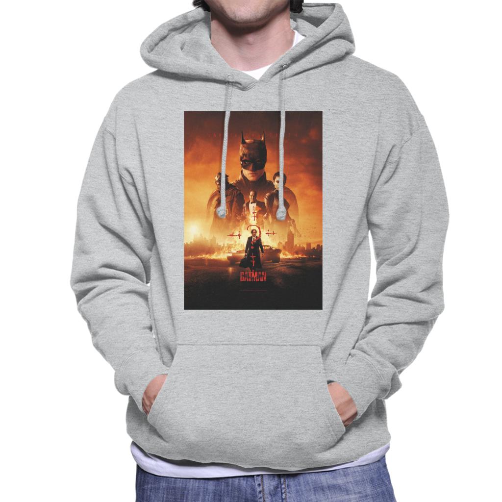 The Batman Poster Unmask The Truth Men's Hooded Sweatshirt