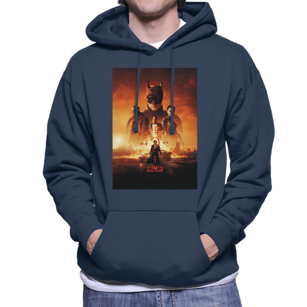 The Batman Poster Unmask The Truth Men's Hooded Sweatshirt