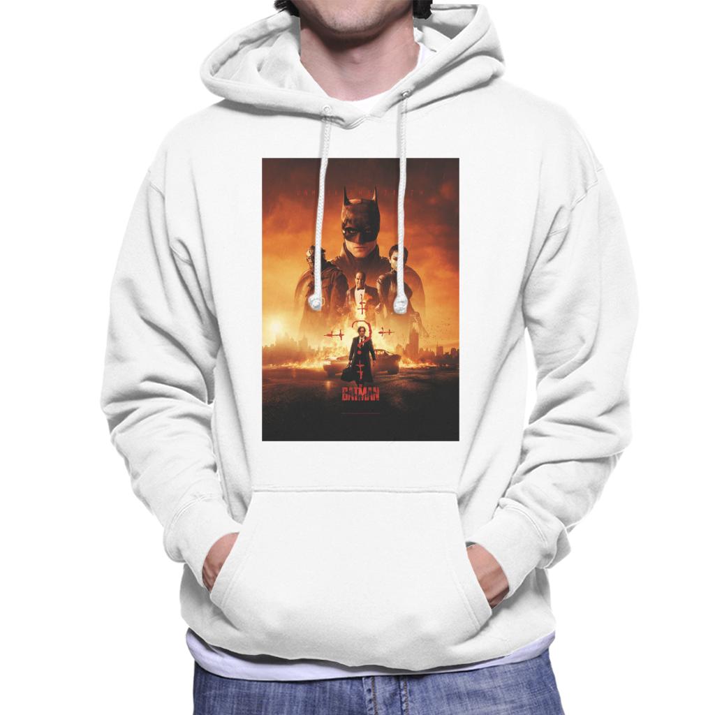 The Batman Poster Unmask The Truth Men's Hooded Sweatshirt
