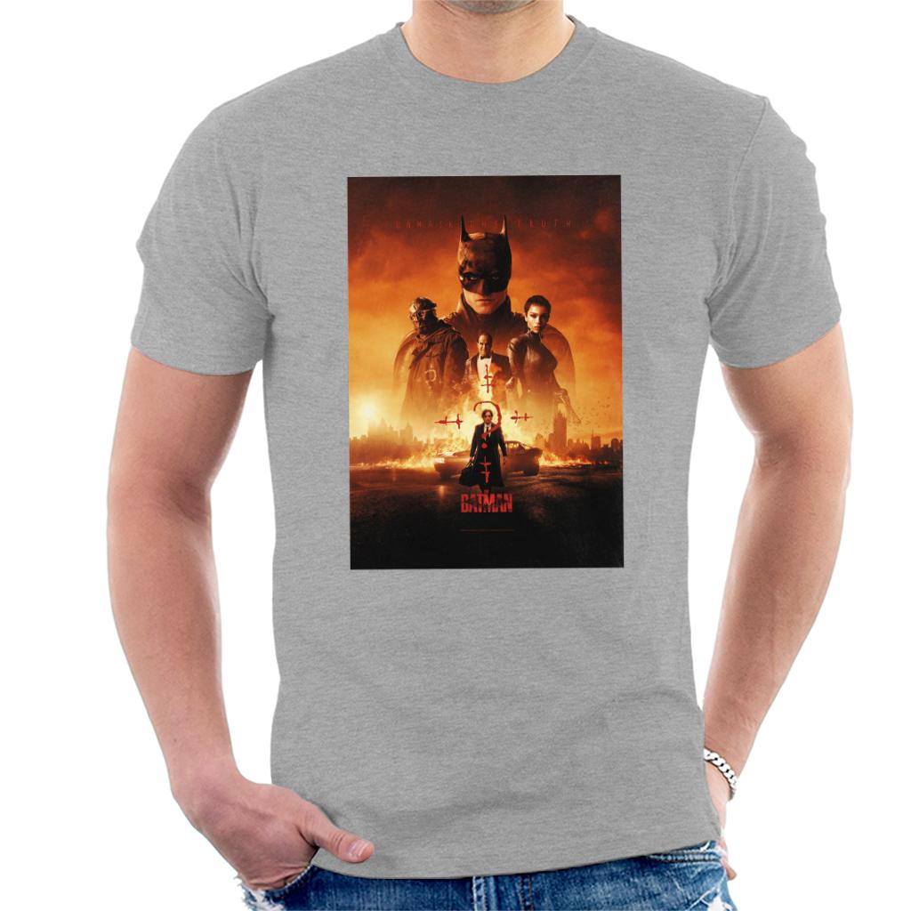The Batman Poster Unmask The Truth Men's T-Shirt