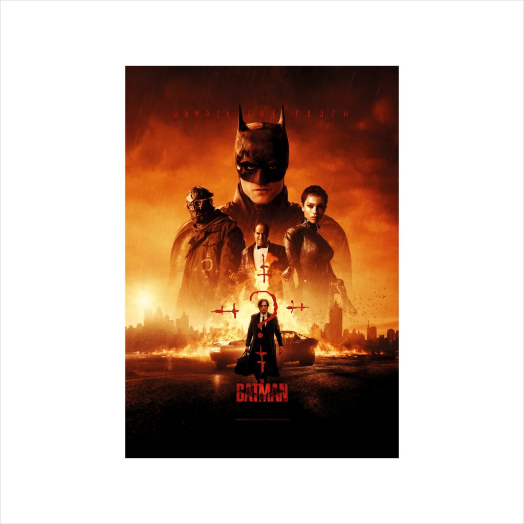 The Batman Poster Unmask The Truth Men's Sweatshirt
