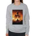 The Batman Poster Unmask The Truth Women's Sweatshirt