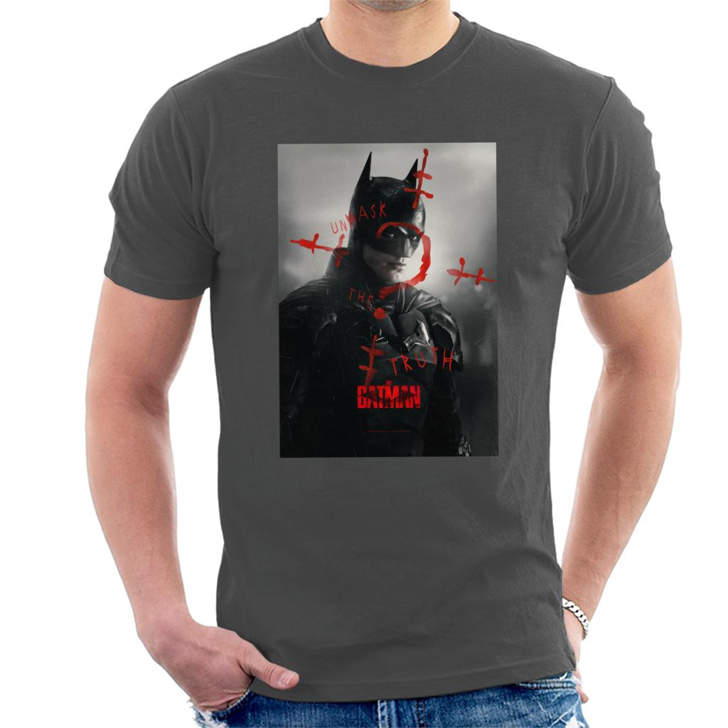 The Batman Unmask Truth Question Mark Men's T-Shirt product image 1
